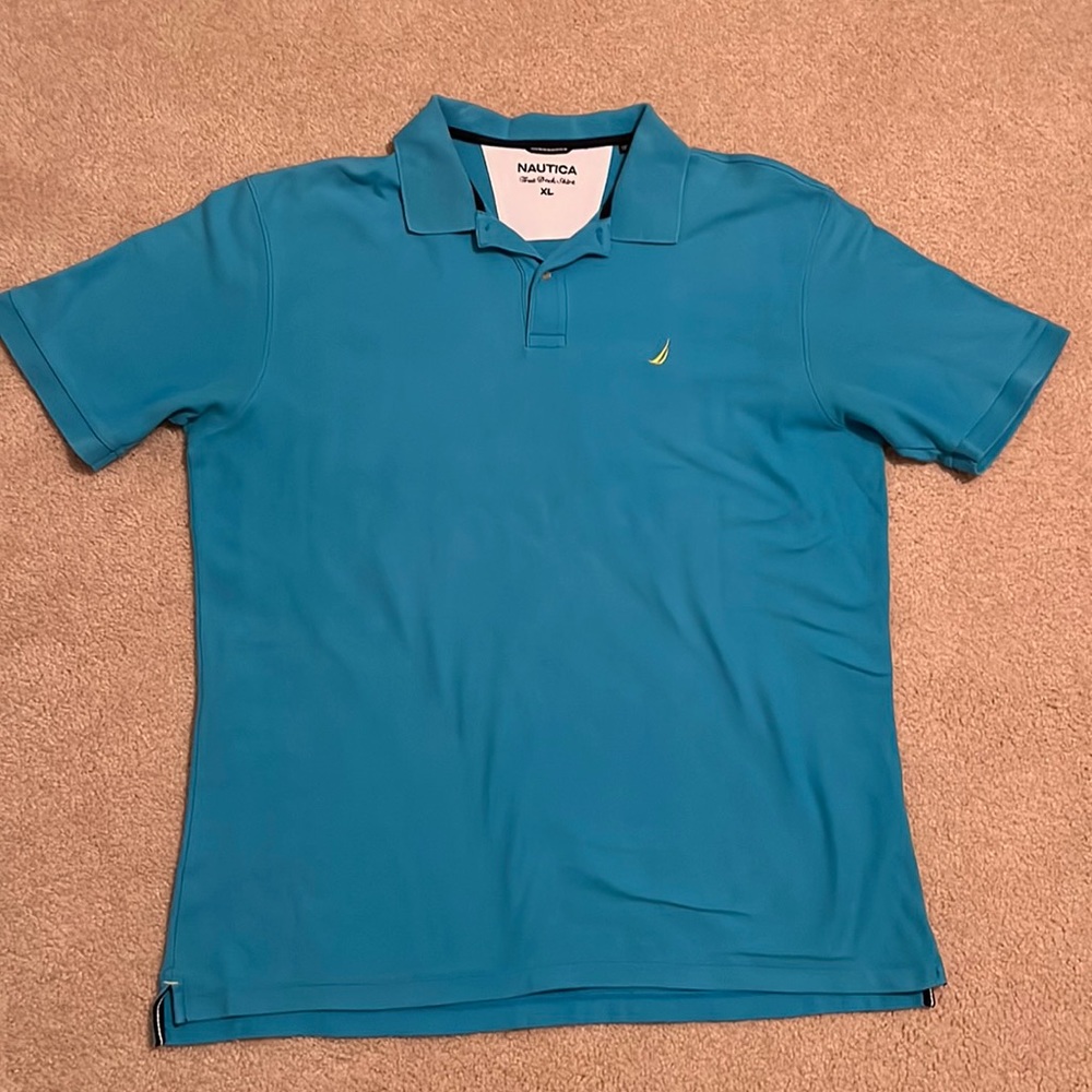 Nautica Blue Polo Shirt